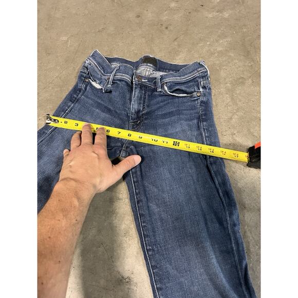 Mother Jeans Womens 28 Long Blue Flare Cruiser Dark Wash Partners Under Cover - Picture 15 of 16